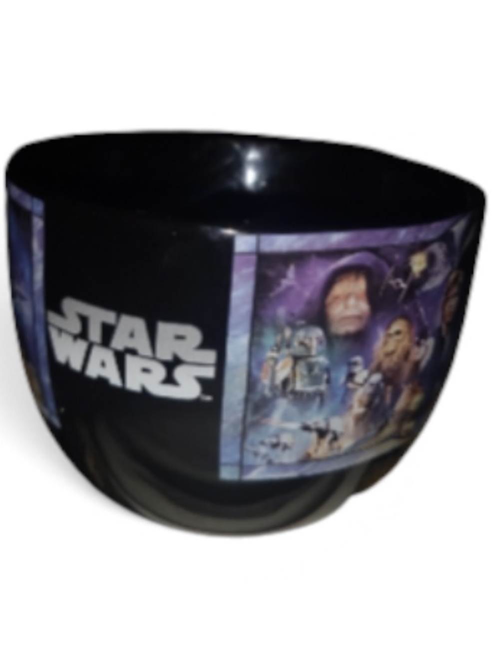 Star Wars Black and Purple Graphic Collectible Bowl